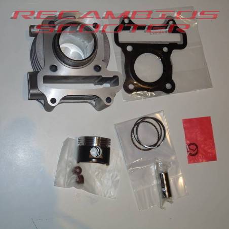 kit cilindro pistón y segmentos racing ciclomotores de 4 tiempos