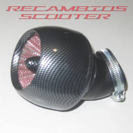 filtro de aire de potencia scooter de 125 cc.